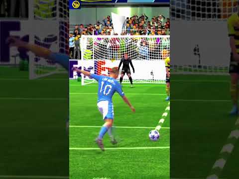 free kick goal Manchester City in ucl #shortvideo #trending #shorts #fifa