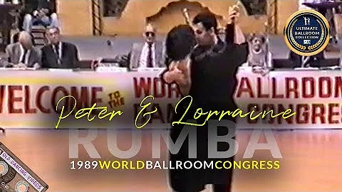 1989 Peter and Lorraine RUMBA and dedication to Walter Laird at The World Ballroom Dancing Congress