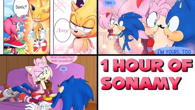 Sonic e Amy - Goodmorning #Sonamy ☺️ di @Just_MarcyArt #SpiderLegend91