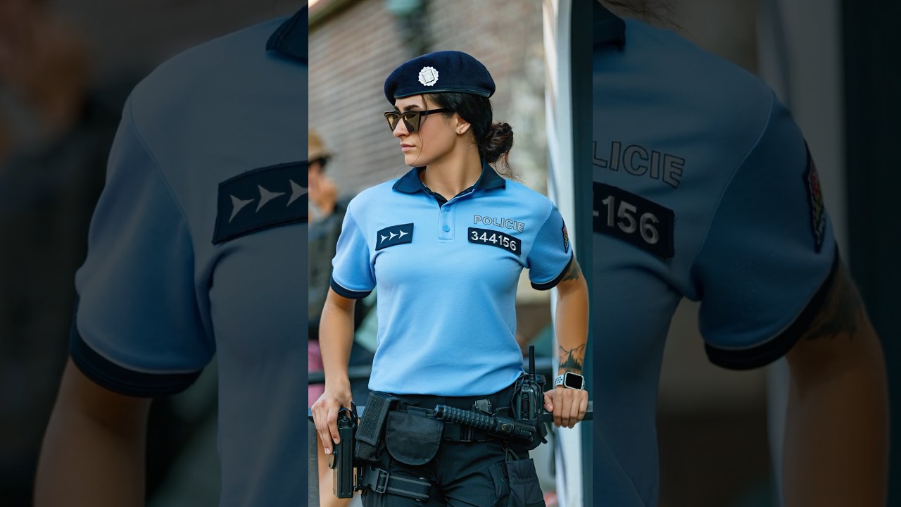 Arrest me, please❤️beautiful policewoman #streetphotography