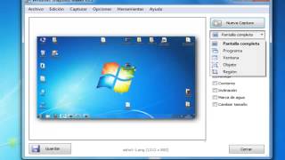 tutorial como hacer una captura de pantalla pc con WinSnap