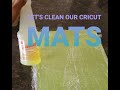 Let&#39;s Clean Our Mats #DIY #CricutMats #Awesome