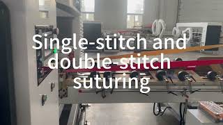 CHINA TAIRUN HIGH-SPEED FULLY AUTOMATIC CARTON BOX STITCHER AND GLUER MACHINE/CHINA CARTON MACHINE