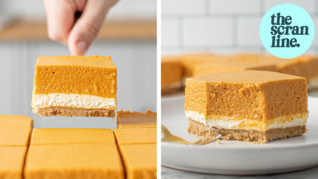 LIGHTER THAN AIR! Pumpkin Mousse Bars- The Scran Line