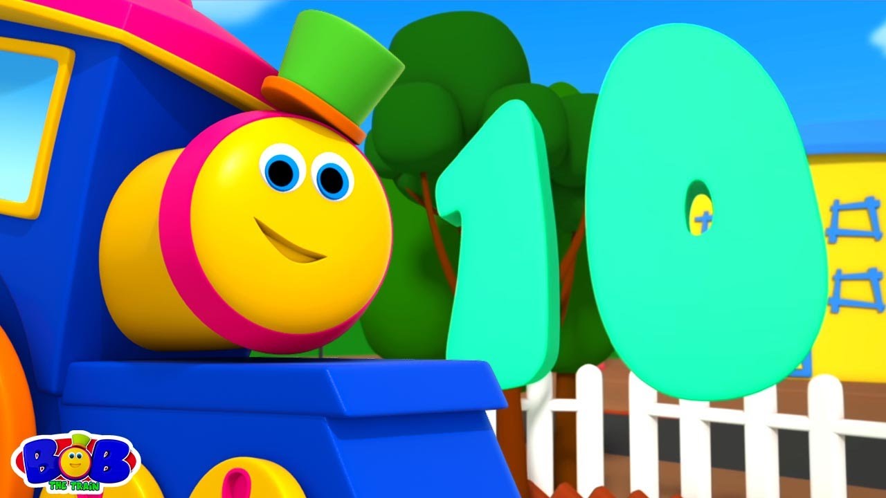 Բոբ համարի գնացք 1-ից ևս 10 տեսանյութ educational երեխաներիհամար