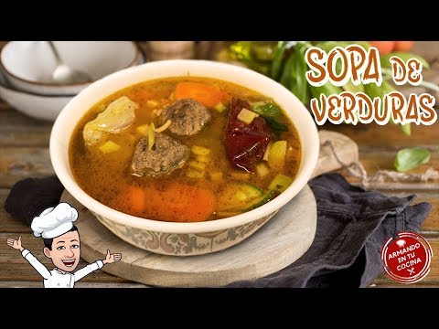 Vídeo: Receta: Sopa De Puré De Verduras Con Requesón Y Albóndigas En RussianFood.com