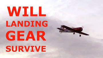 Will Landing Gear Survive?  DLE 20 RC flying - Sukhoi 72" #iflyama