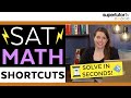 SAT® Math Shortcuts! Strategies, Hacks, & Tricks to SOLVE in SECONDS!