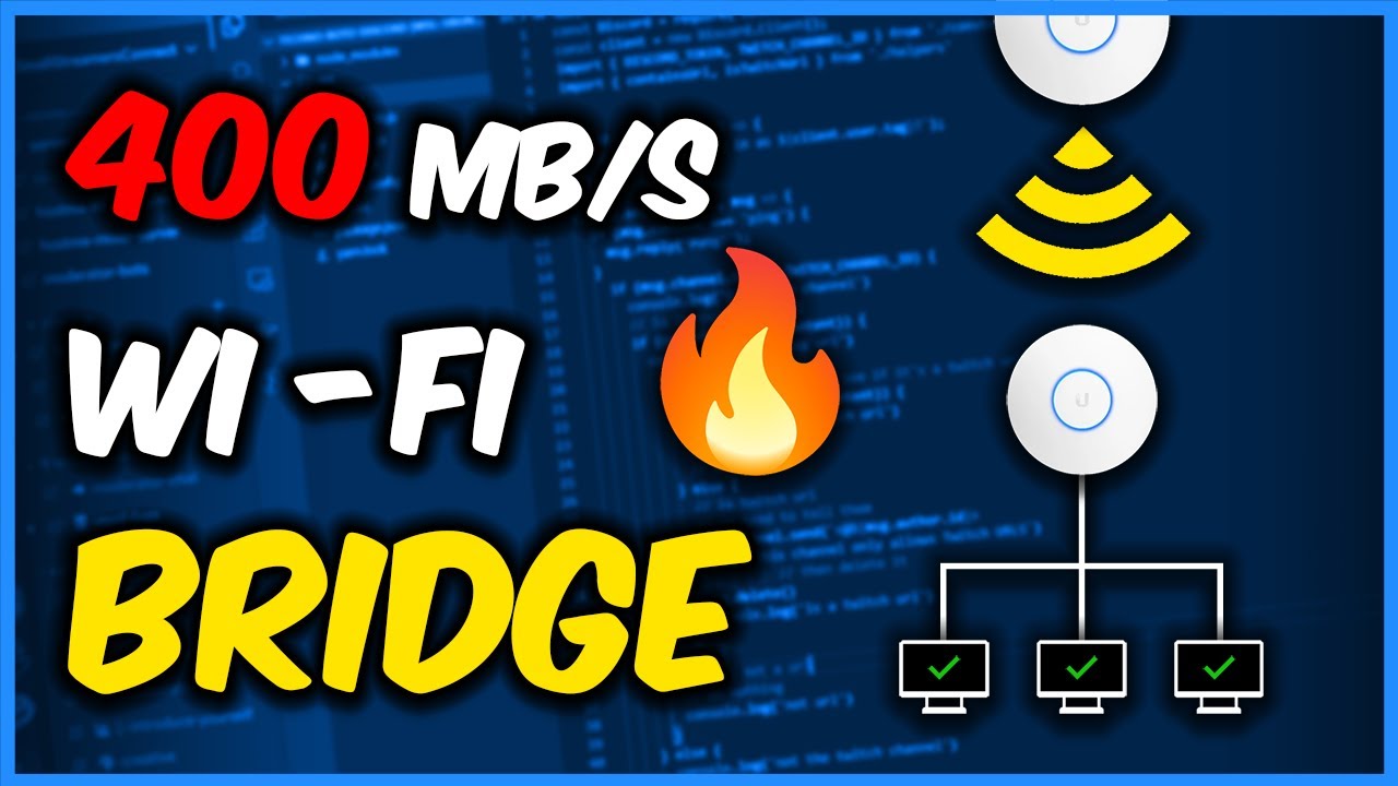 wireless mode คือ  New Update  Bridge Mode with UniFi Access Points