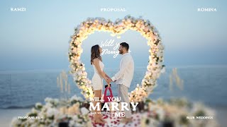 Will You Marry Me | Ramzi and Romina | Proposal Film | Blur Weddings, Dubai, 2024