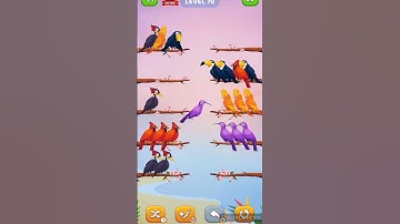 Bird Sort Color Puzzle Game Level 5 New Game #shortsfeed #shots #funnyshorts #games #lifestyle