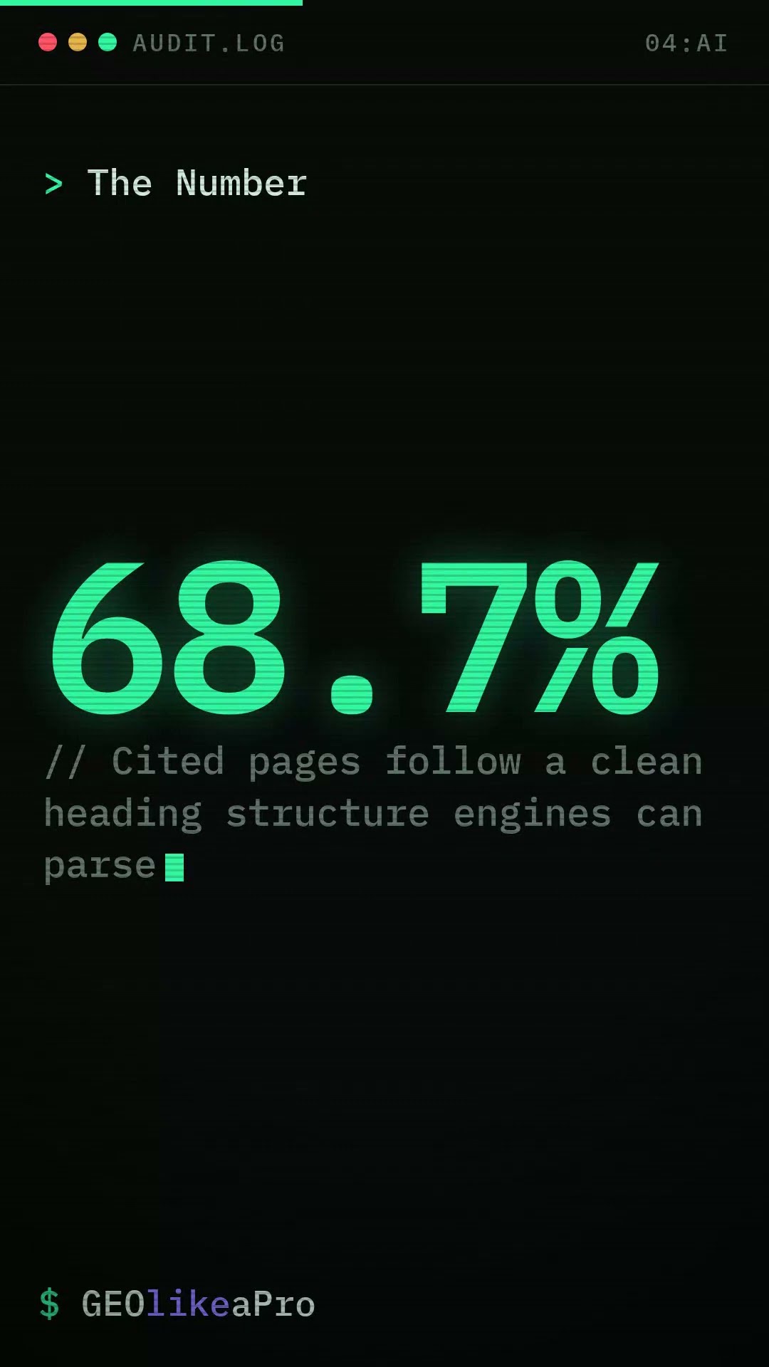AI Visibility Tip #4: Messy headings make you invisible to AI #shorts  #aisearch