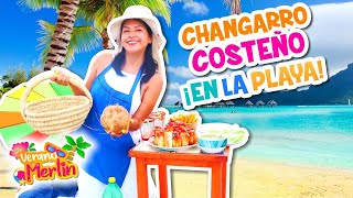 CONNY CHANGARROS en EL VERANO MERLIN🏝🥥 COCOS, RECUERDITOS, TACOS DE PESCADO🐠 Y MÁS 😎