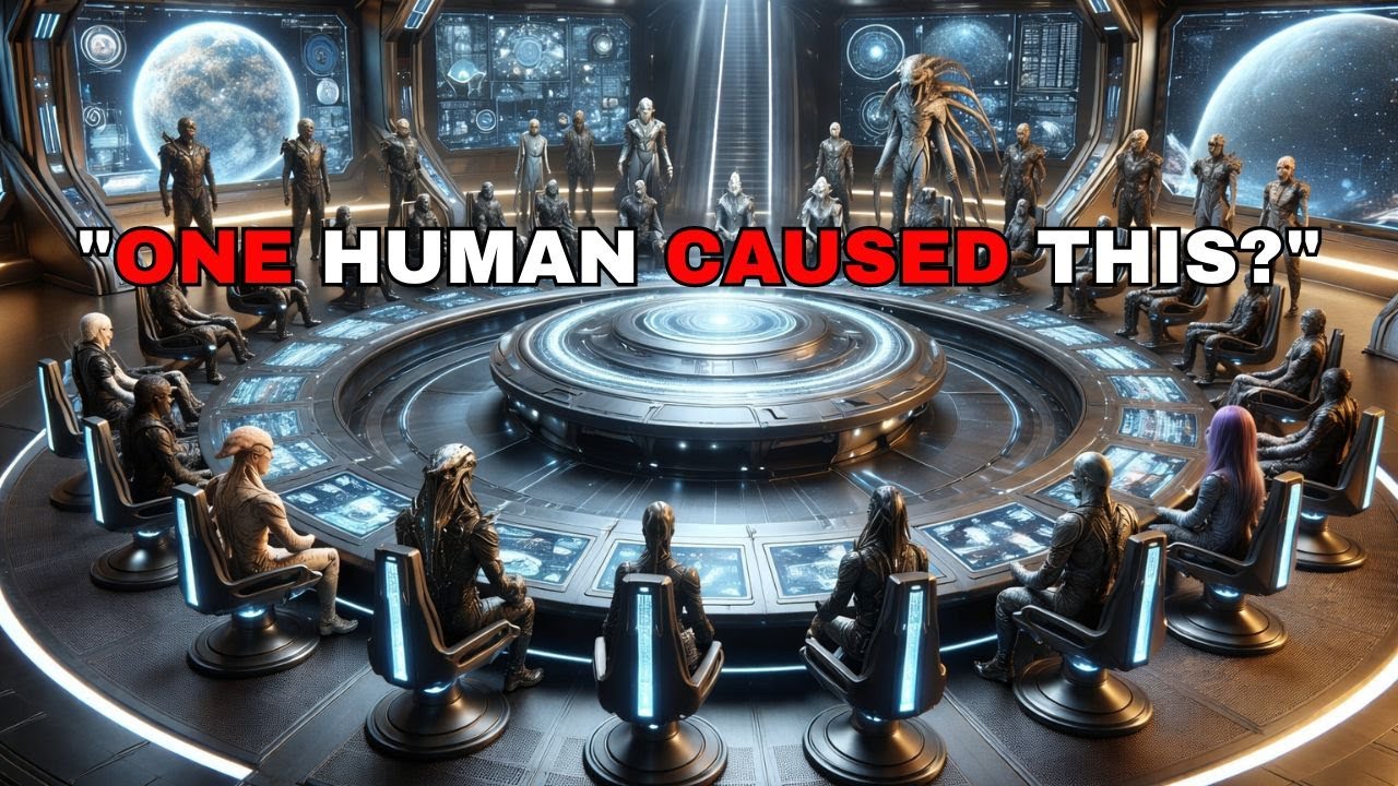 Инопланетный генерал насмехается над людьми, говоря: «Люди прислали всего одного солдата — жалкое...