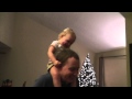 Emma Riding on Dadster&#39;s Shoulders