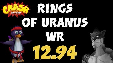 [WR] Crash Tag Team Racing (PSP) - Rings of Uranus Fast Lap Speedrun (12.94)