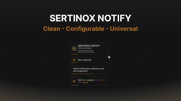 Sertinox Notify FiveM Script ESX/QB/STANDALONE