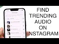 How to find trending audio on instagram 2023