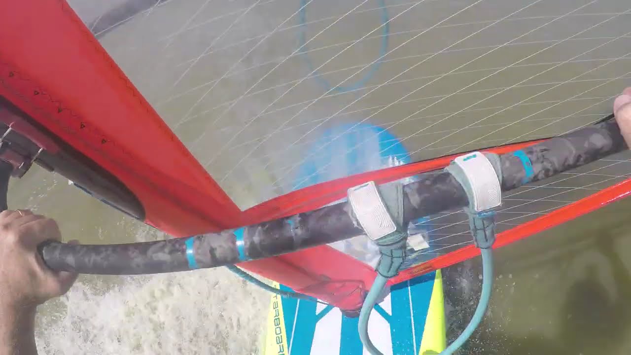 Training My Jibe – Windsurf Session at Laguna del Sauce