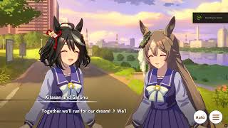 Umamusume Kitasan And Satono Singing Yume O Kakeru