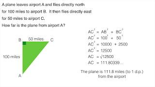 Pythagoras' Theorem Exam Question Q1