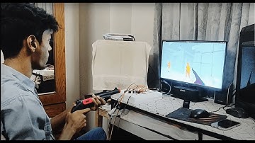 Gyro Gun Gesture with Haptic Feedback : Tangible User Interface || MPU6050 || Arduino Mega 2560