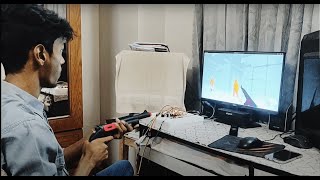 Details Gyro Gun Gesture with Haptic Feedback : Tangible User Interface || MPU6050 || Arduino Mega 2560 Update