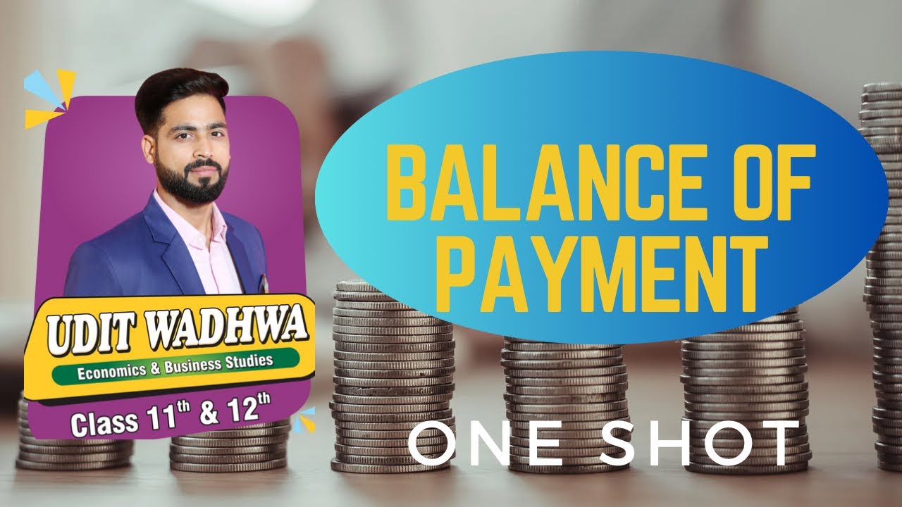 Balance of payment | One shot | Macro Economics | Economics | Class ...