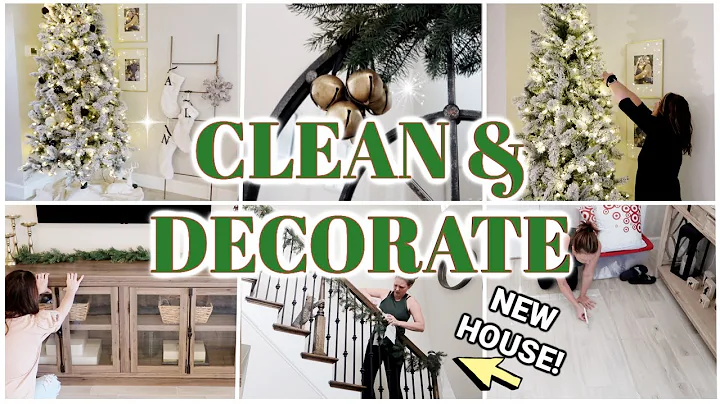 NEW HOUSE! CLEAN & DECORATE WITH ME FOR CHRISTMAS ...