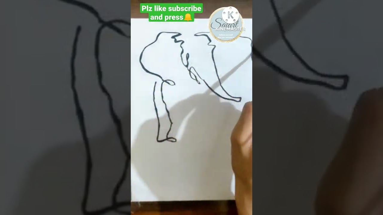 Drawing without raising hand😱😍|Satisfying Cre`ative art