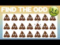 FIND THE ODD ONE OUT  | EMOJI CHALLENGE #2 Emoji Puzzle Quiz