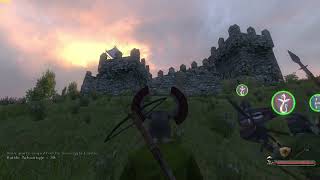 Mount and blade: Warband. 46 Серия. Война с Хергитами, захватываем замки Сенузда и Ямише.