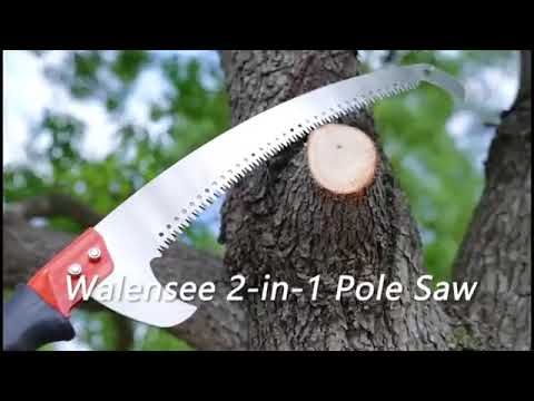 HASTHIP® Telescopic Manual Pruning Saw 9.8ft Extendable Stainless Steel Pole Saw - video from HASTHIP