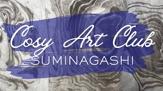 Cosy Art Club - Suminagashi - Japanese Paper Marbling