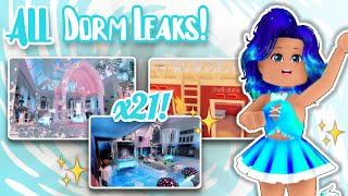 ALL LEAKS Of The DORMS In CAMPUS 3! NEW SCHOOL LEAKS! Royale High Leaks