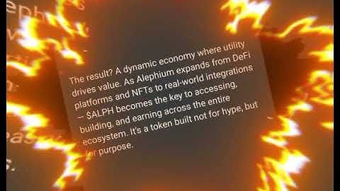 Get your $ALPH now. #alephium #crypto