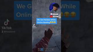 Our Raid Base Started Getting Raided 😭😭 #shorts #rust