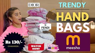 Luxury & Trendy HANDBAGS from MEESHO  | Latest Collection | Honestly Review | gimaashi