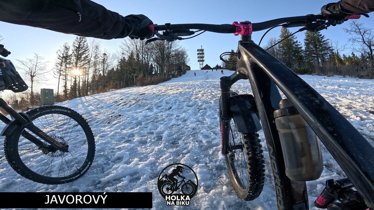 Beskydy Javorový - POV jízda MTB - Holka na biku