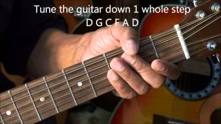 A Way To  Make Your 12 String Guitar Easier To Play Lesson @EricBlackmonGuitar chords