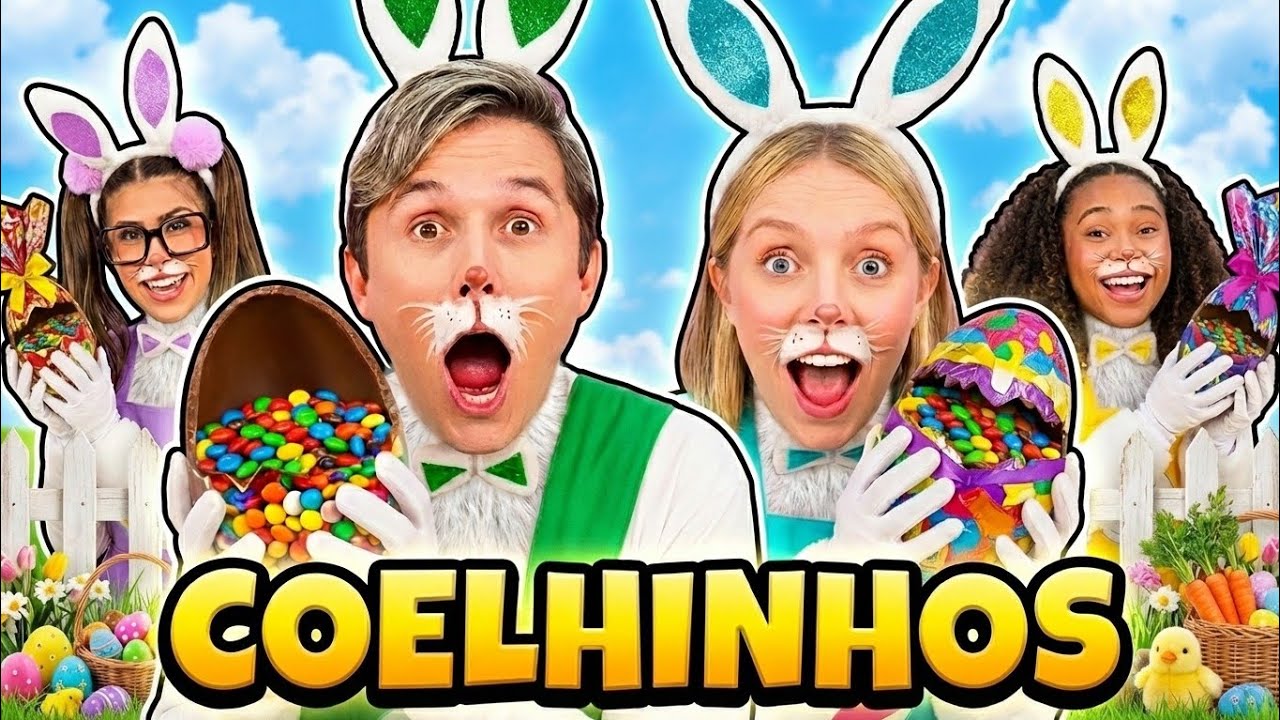 VIRAMOS COELHINHOS DA PÁSCOA POR 24 HORAS! 🐰🥚 | Turma do Gato Galactico