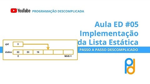 Estrutura de Dados em C | Aula 05 - Implementação da Lista Estática