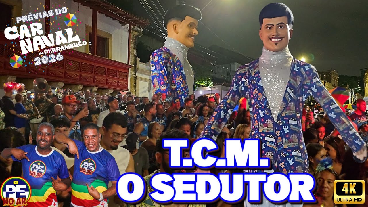[PRÉVIAS 2026] SAÍDA DA TCM O SEDUTOR 2026: FREVO, PASSISTAS E UMA MULTIDÃO EM OLINDA 24/01/2026