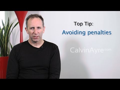 SEO Tip of the Week: Avoiding Penalties