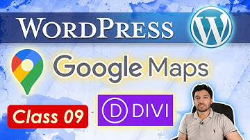 Embed Google Maps in Wordpress Divi theme - Class 9 - Urdu Hindi