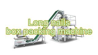 Foucus Machinery | Long nails box packing machine