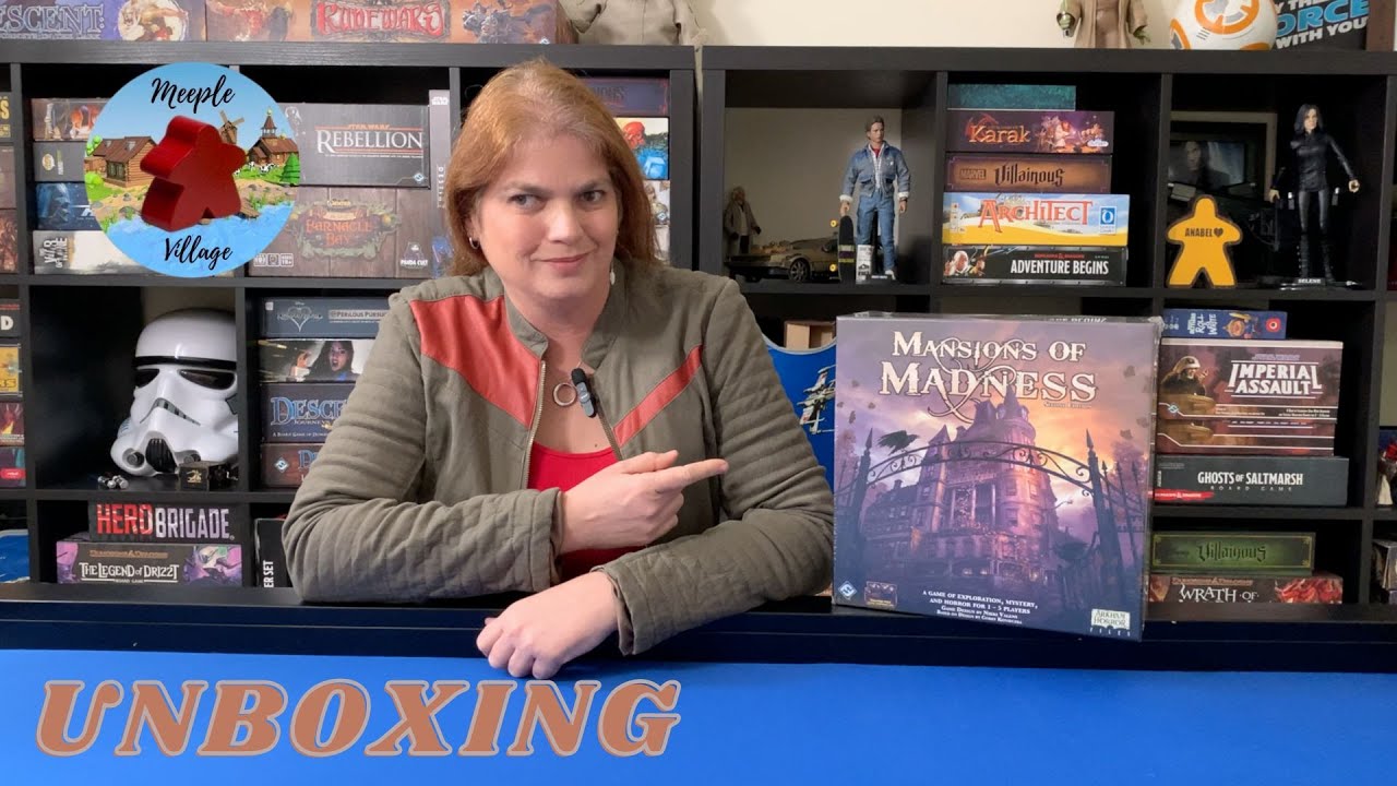 Mansions of Madness Board Game Unboxing