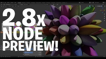 Blender 2.8+ Node Preview Addon!