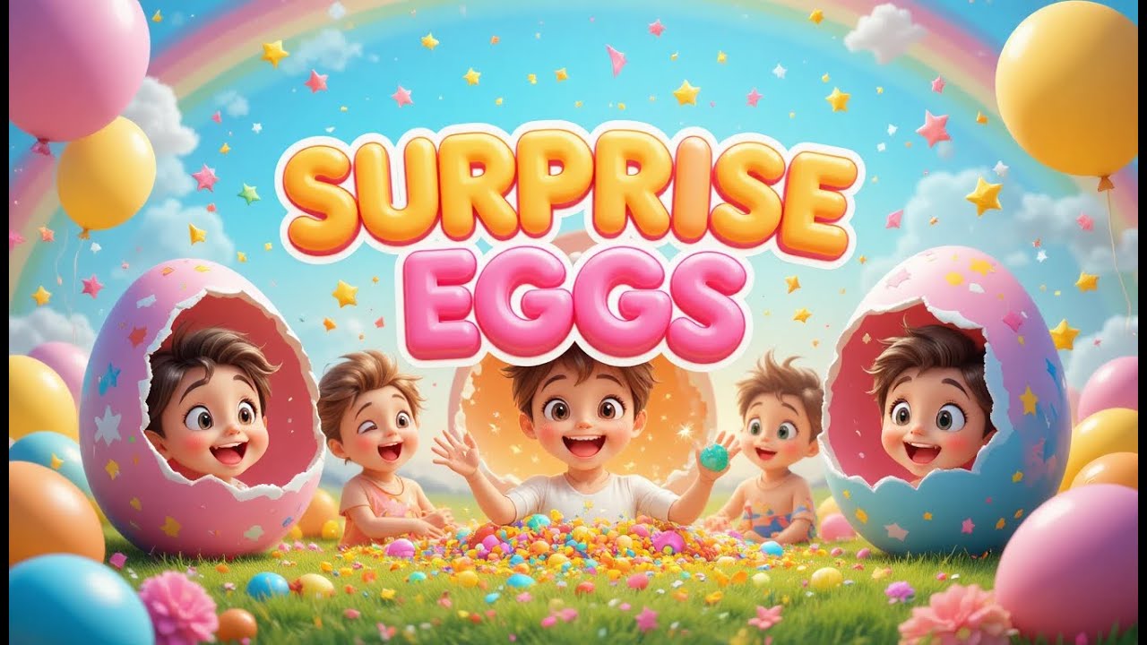 Surprise Eggs Kids Song R1E1701 | Fun and Educational Song For Kids | Jumpy Bumps