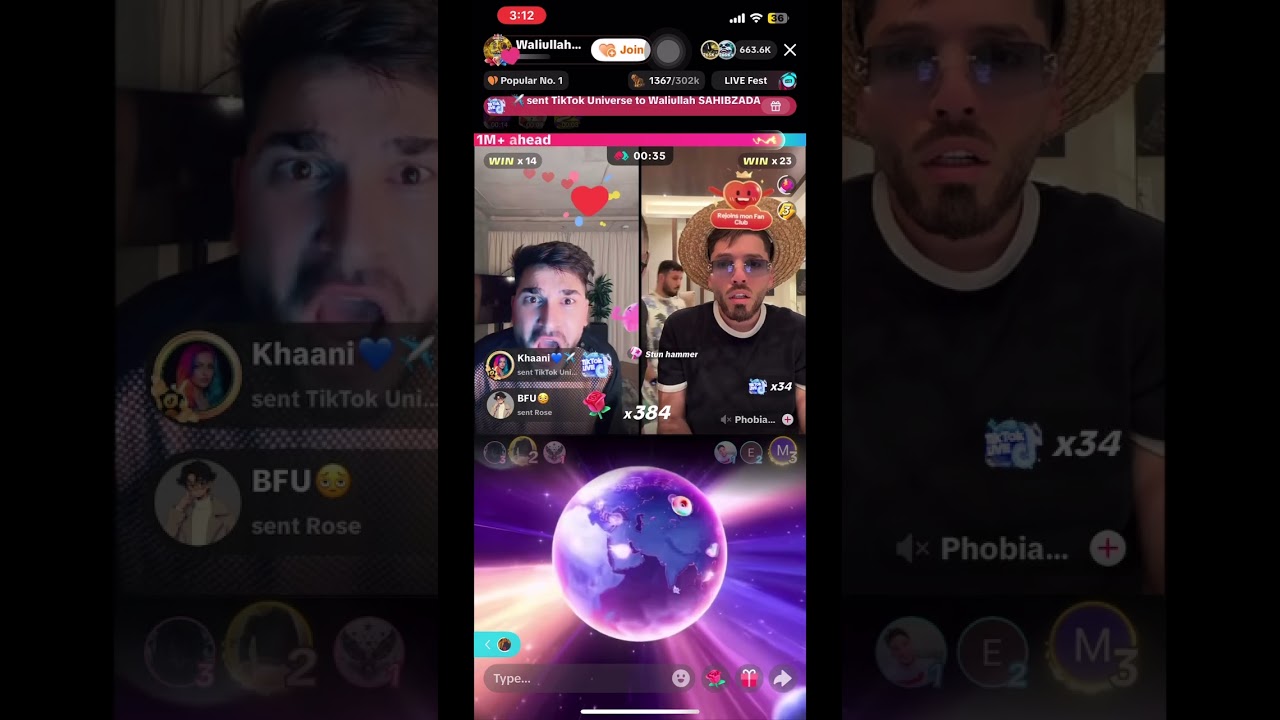 Waliullah vs phobia Issac live TikTok match 